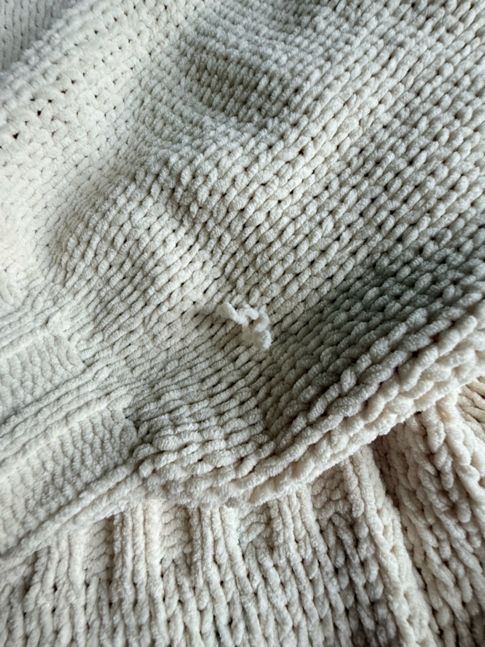 American Eagle Outfitters Cream Open Cardigan with Patch Pockets - Picture 4 of 5